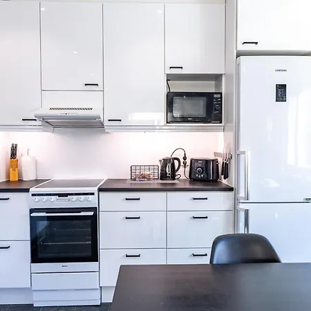 Modern Arctic Near The River