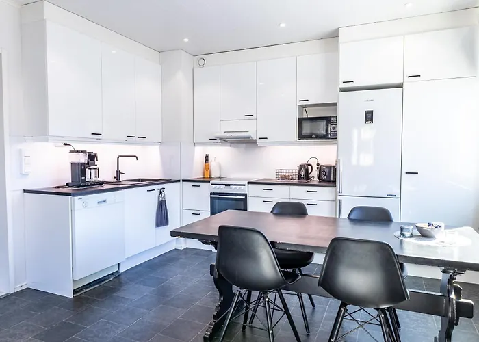 Modern Arctic Near The River