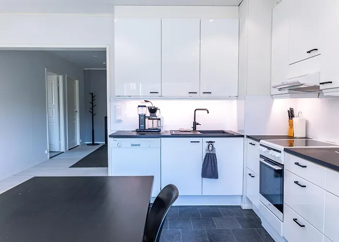 Modern Arctic Near The River