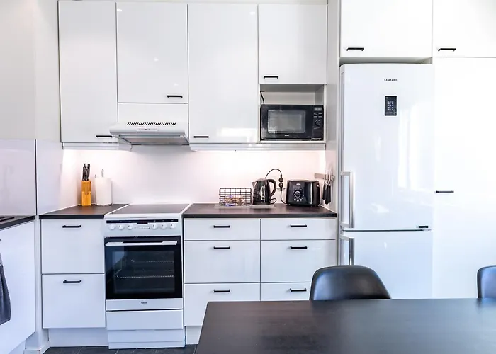 Modern Arctic Near The River